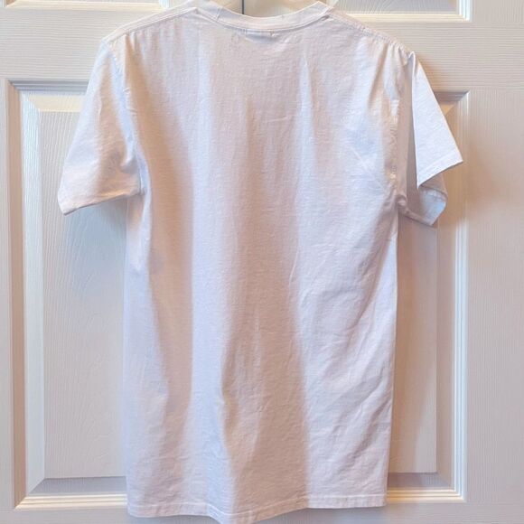 WHITE SHORT SLEEVE CUSTOM INK T-SHIRT “ALL HAIL THE CHOCOLATE QUEEN” in BROWN S - Picture 4 of 4